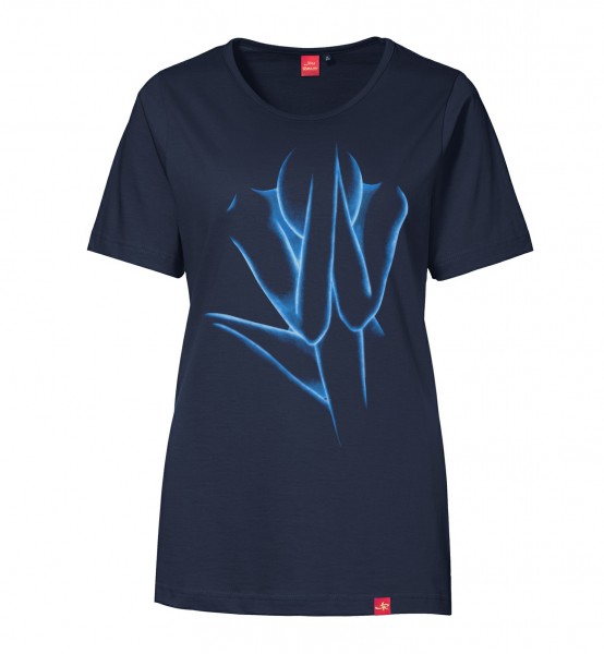 Damen T-Shirt "Silent Decision" (blue/navy)