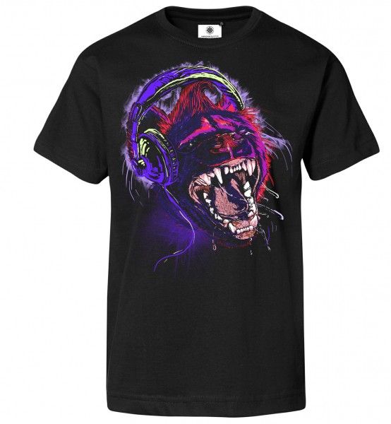 Bedrucktes Herren Techno T-Shirt Wild Tracks