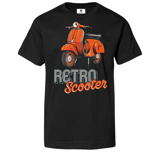 Bedrucktes Herren Old School T-Shirt Retro Scooter