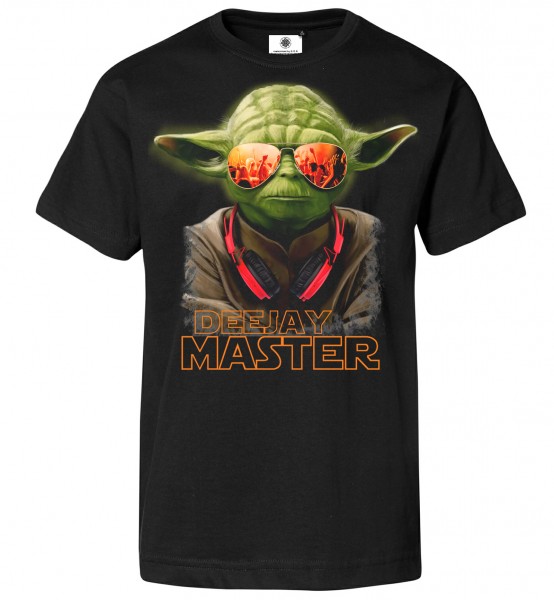Bedrucktes Herren Star Wars Musik T-Shirt DJ Yoda