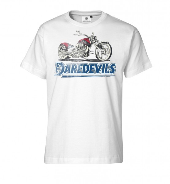 Bedrucktes Herren Biker T-Shirt Daredevils Racing