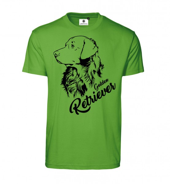 Bedrucktes Herren T-Shirt Golden Retriever