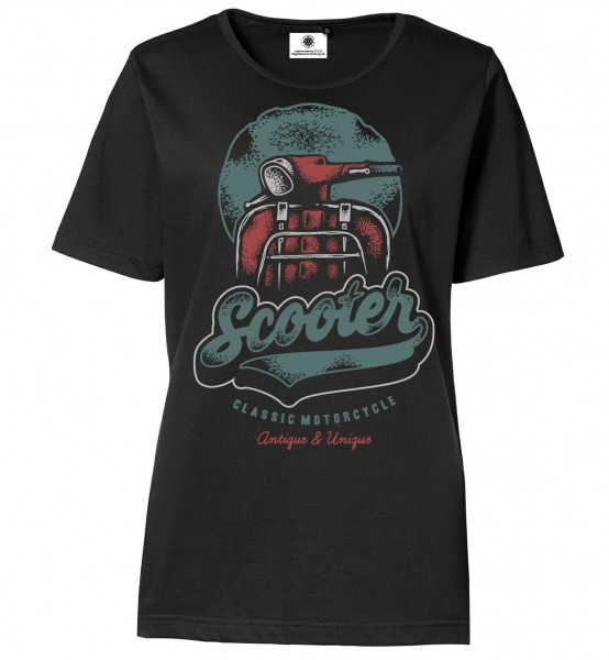 Bedrucktes Damen Scooter T-Shirt Hot Vespa Lambretta