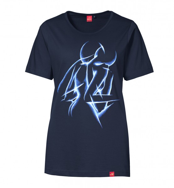 Damen T-Shirt "Emotional Dawn" (blue/navy)