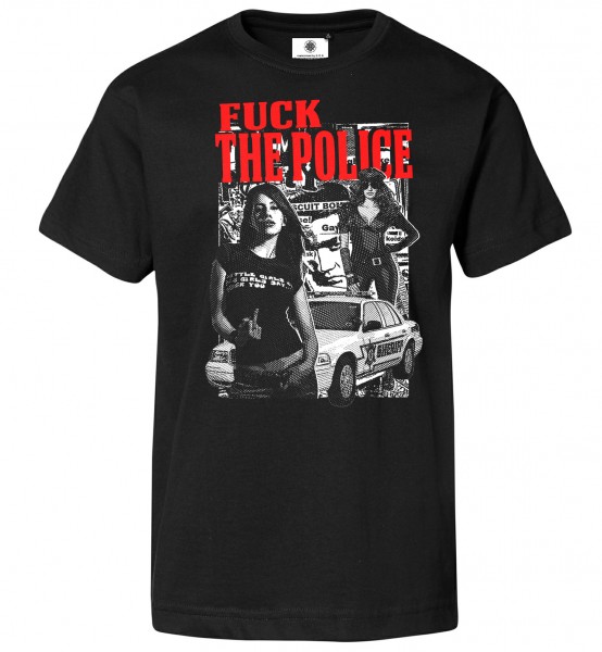 Bedrucktes Herren Revolution T-Shirt F**k the Police