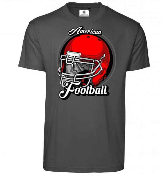 Bedrucktes Herren Sports T-Shirt American Football Helmet