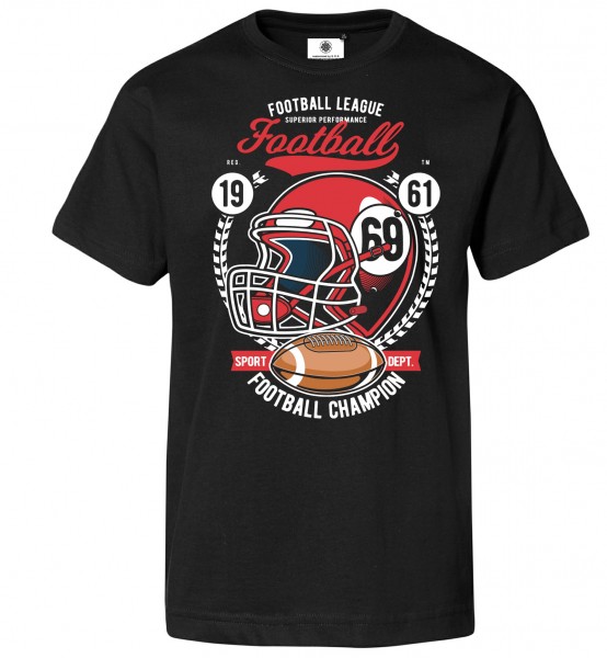 Bedrucktes Herren T-Shirt American Football Champion