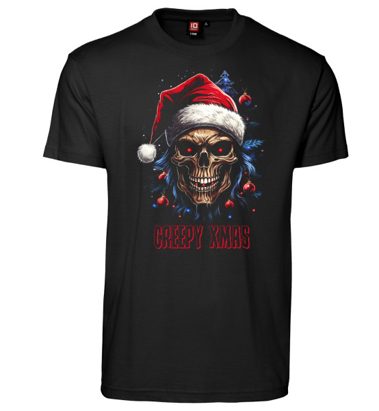 Bedrucktes Herren T-Shirt Creepy XMAS