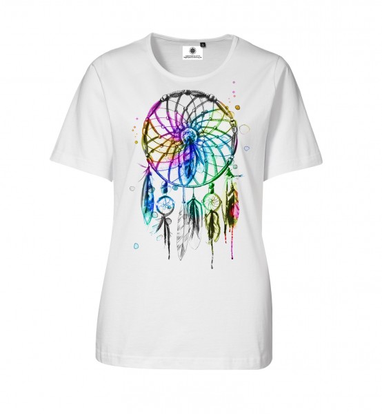 Bedrucktes Damen T-Shirt mit Motiv Indian Spirit