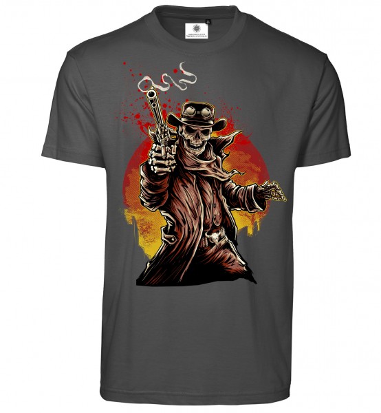 Bedrucktes Herren Western T-Shirt One Shot One Kill