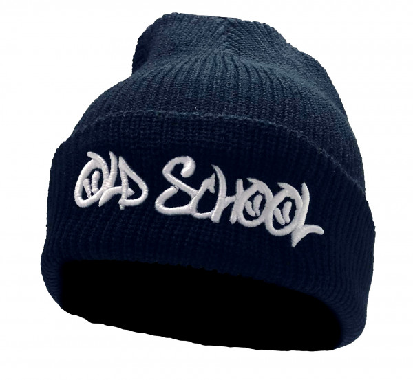 Customized by S.O.S Beanie Old School mit 3D-Stick