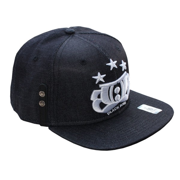 Black Bomb BB3 Snapback Cap Denim