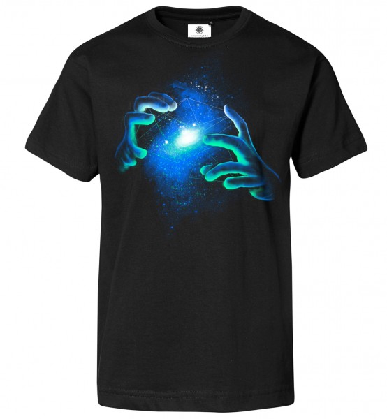 Bedrucktes Herren Magier T-Shirt Space Illusionist