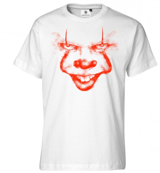 Bedrucktes Herren Horror T-Shirt Clown Says Hello