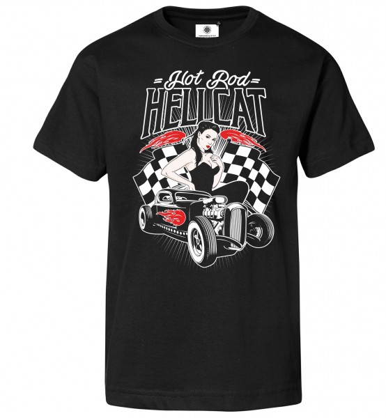 Bedrucktes Herren PinUp T-Shirt Hot Rod Hellcat