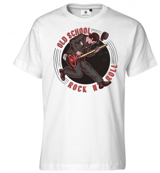 Bedrucktes Herren Retro T-Shirt Old School Rock´n´Roll