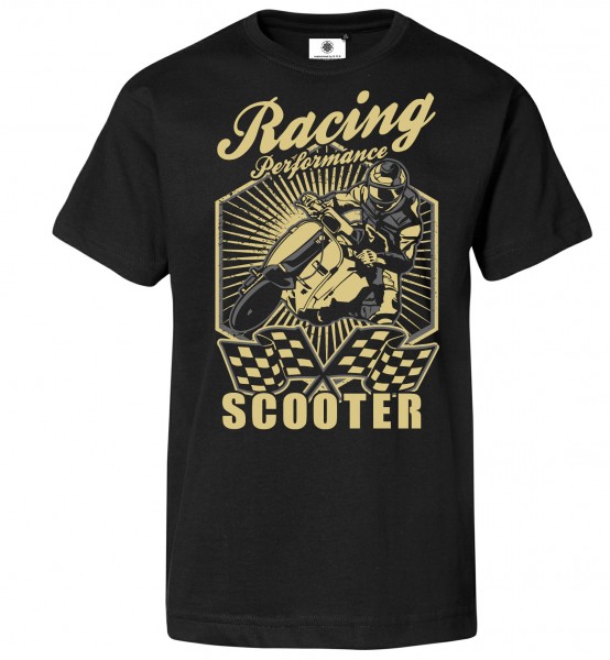 Bedrucktes Herren Vespa T-Shirt Scooter Racing