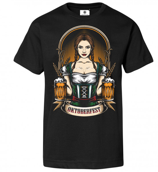 Bedrucktes Herren Oktoberfest T-Shirt Beerlovers