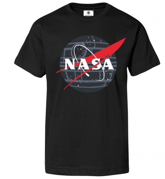 Bedrucktes Herren NASA T-Shirt Star Wars Todesstern