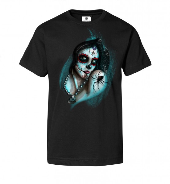 Bedrucktes Herren Gothic T-Shirt Dark Mystical Girl