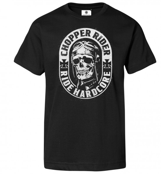 Bedrucktes Herren Biker T-Shirt Chopper Rider