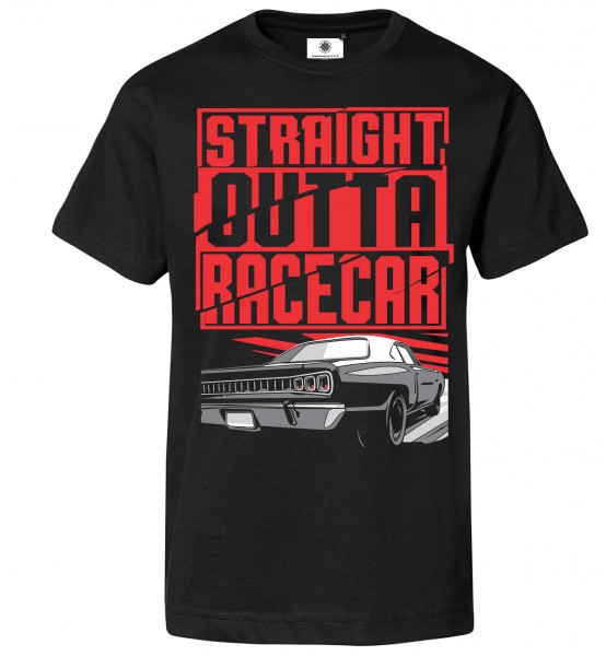 Bedrucktes Herren Cruiser T-Shirt Straight Outta Racecar