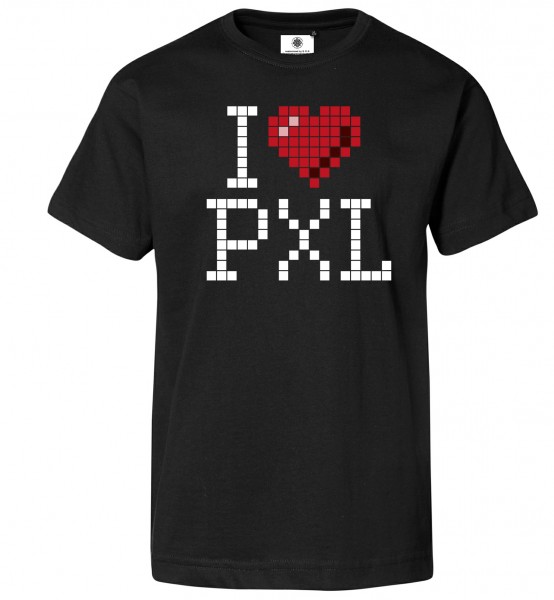 Bedrucktes Herren Gamer T-Shirt I Love Pixel