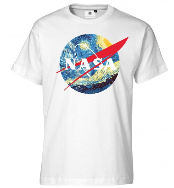 Bedrucktes Herren NASA T-Shirt Vincent van Gogh