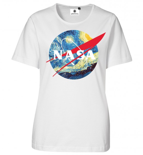 Bedrucktes Damen NASA T-Shirt Vincent van Gogh