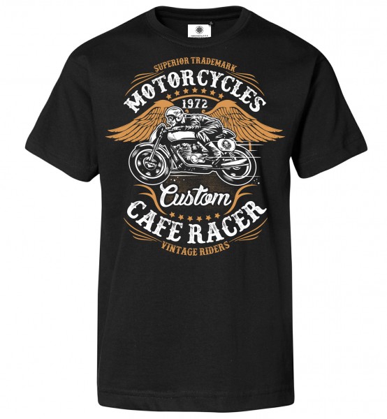 Bedrucktes Herren Biker Motorrad T-Shirt Vintage Riders