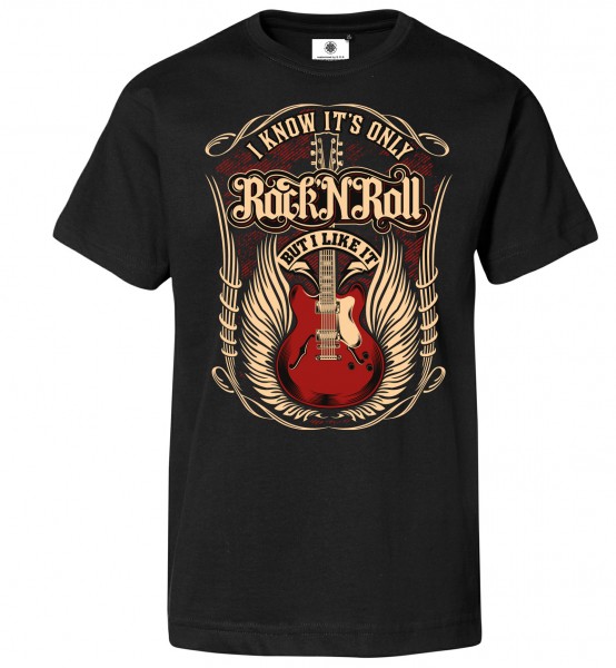 Bedrucktes Herren Hardrock T-Shirt It´s only Rock´n´Roll but I like it