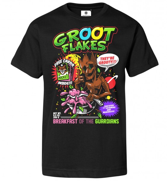 Bedrucktes Herren Fun T-Shirt Groot Flakes