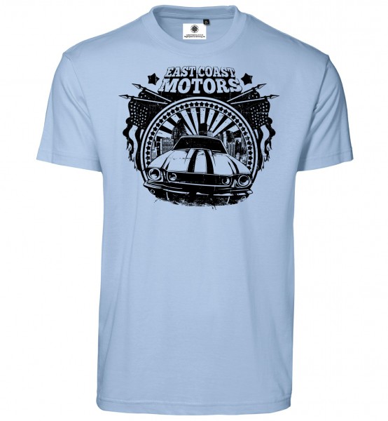 Bedrucktes Herren Muscle Car Racing T-Shirt East Coast Motors