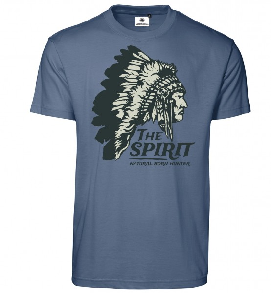 Bedrucktes Herren Indianer T-Shirt The Spirit